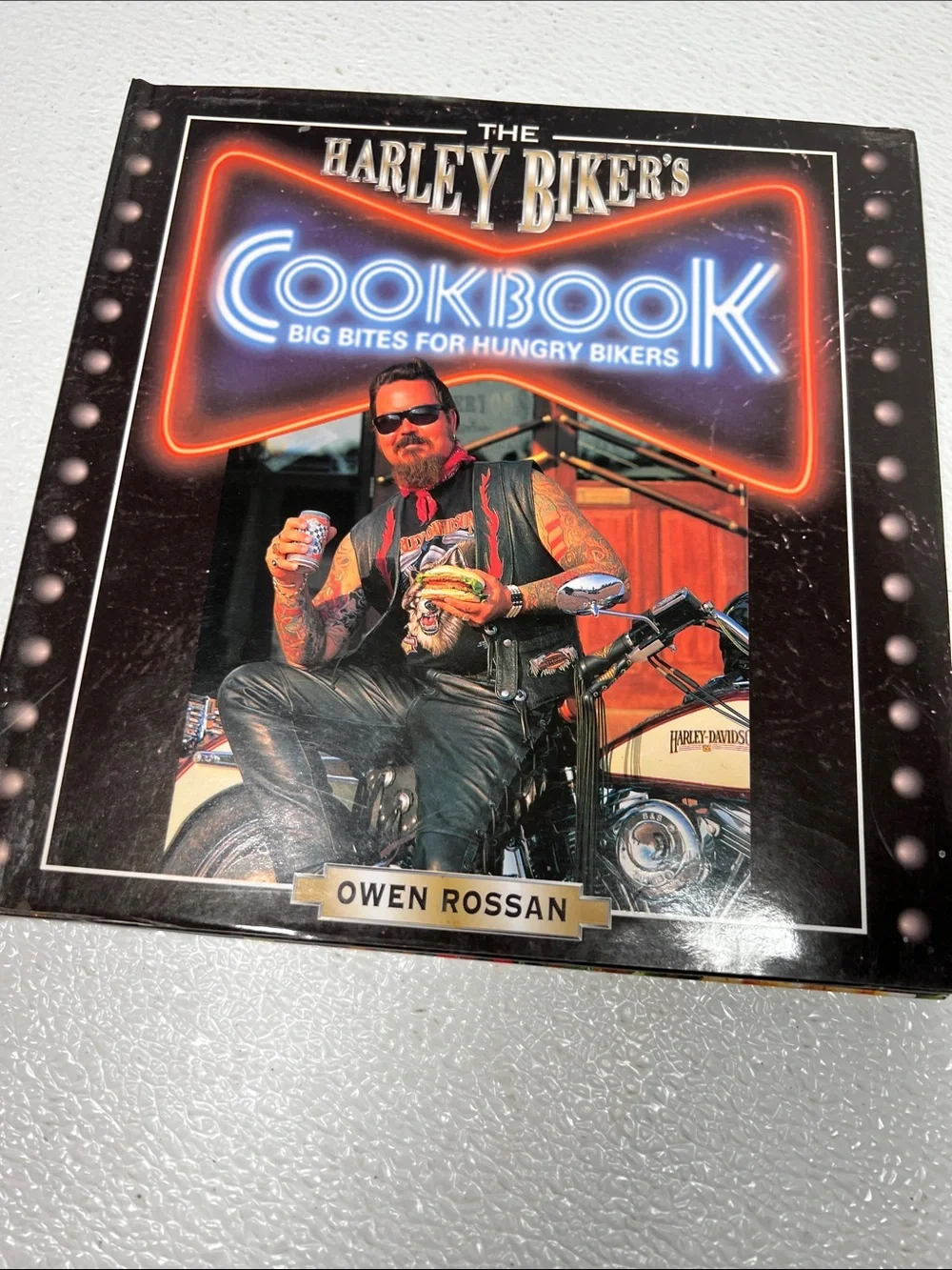The Harley Biker's - Cowpokes - Copper Chef Cookbooks Unique Great Condition